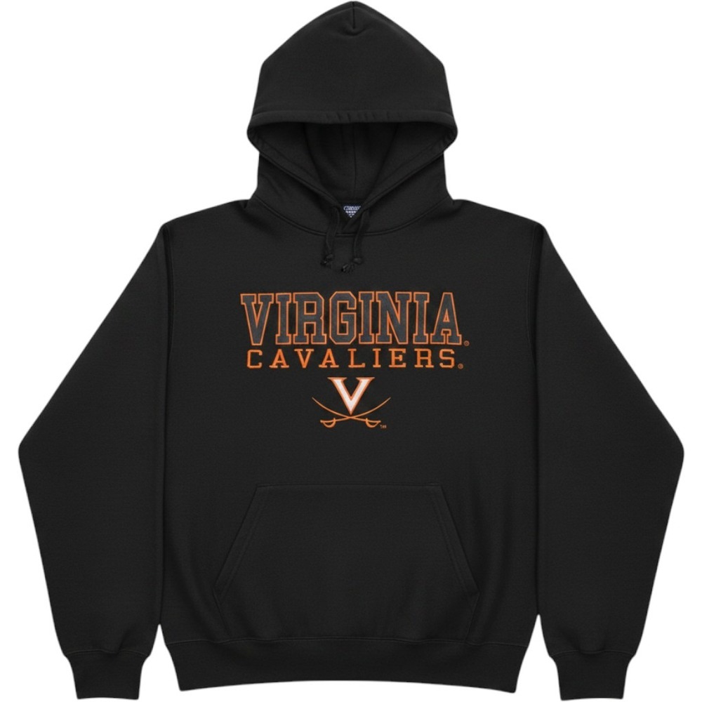 Campus Heritage Virginia Cavaliers Hoodie Sweatshirt Pullover Mens Small
